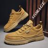 Fashion 2024 Autumn New Men's Workwear Shoes Fashion Thick Sole Shoes Street Fashion Oxford Shoes Men's Genuine Leather Casual Shoes