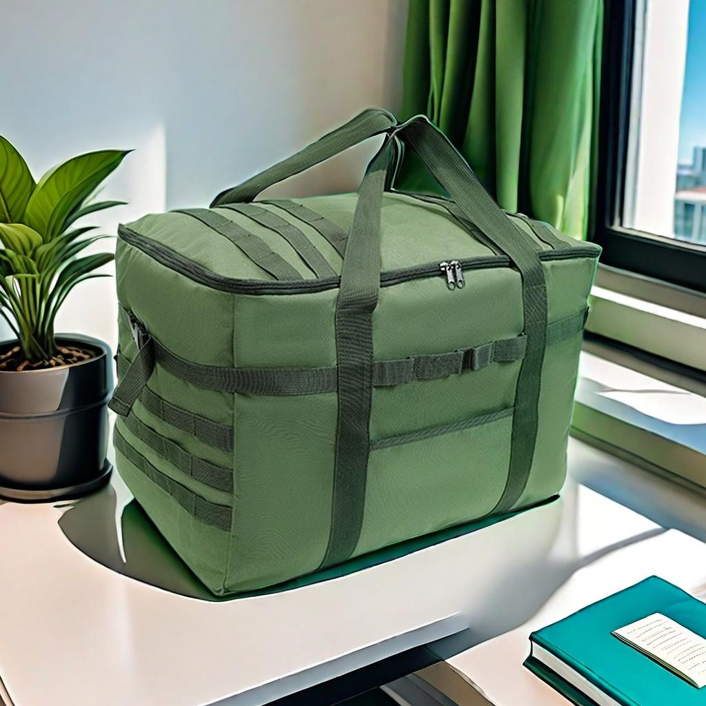 Borsa Portaoggetti Multifunzionale da Esterno 53/81L, Grande Capacità Viaggio e Campeggio Picnic Tenda Sacco a Pelo, Borsa Portatile Impermeabile