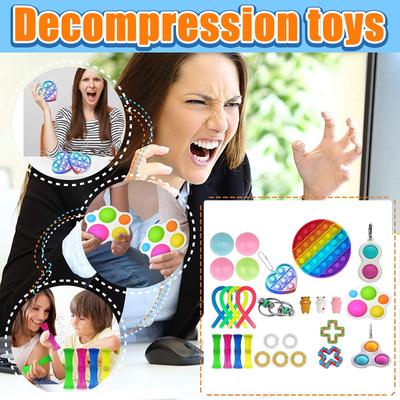 Children's And Adults' Stress Relief Toy Party -Reactive Sensory Toy Set