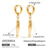 European and American stainless steel fish earrings earrings design sense niche stud earrings explosion