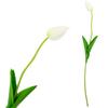 White Foam Artificial Rubber Tulip Flower Like Real For Arrangement