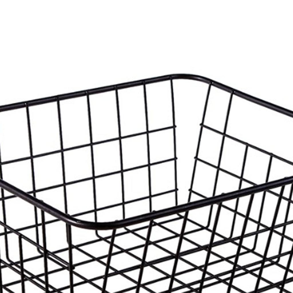 Wire Storage Baskets House Decor Bins for Kitchen Cabinets Pantry Bathroom Laundry Room Refridge