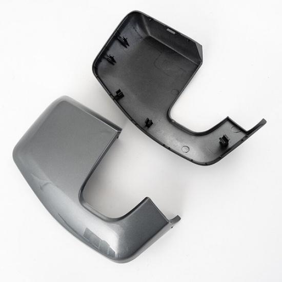 LH+RH Gray Rearview Mirror Cover Cap Housing For Ford Transit Custom 2012-2023