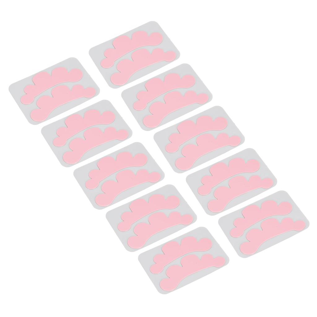 10 Pairs Silicone Eyelash Extension Under Eye Pads Arch Shape Reusable Eyelash Extension Patches