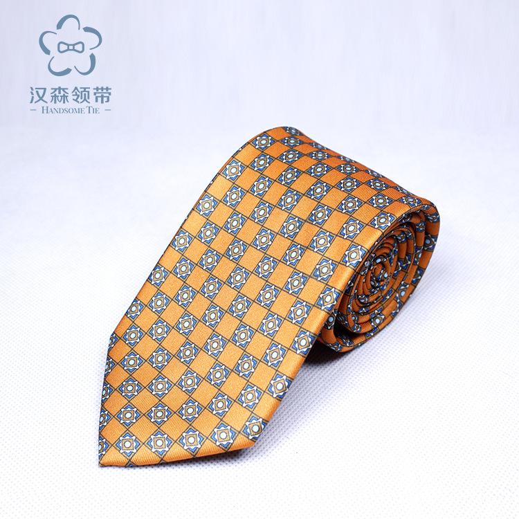 Wedding Red Tie Wedding Banquet Cashew Flower Print Polyester Men'S Professional Tie