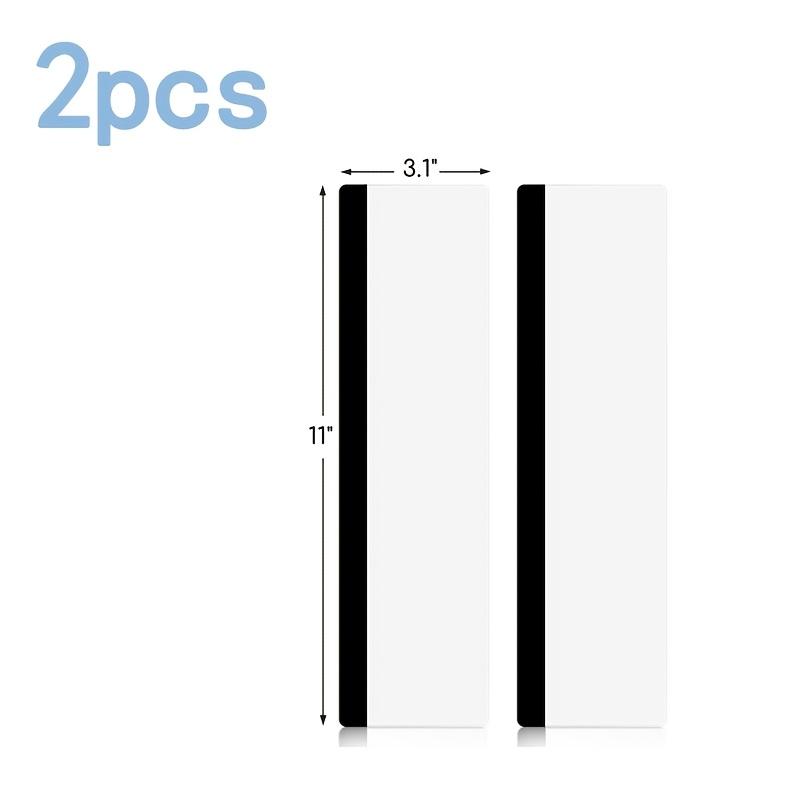 

Set of 2 Memo Boards for Computer Monitors, Sticky Note Holders for Office Desks, Additions for Workstations