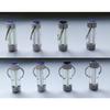 Tritium Trachea Keychain, Double Tritium Tube Pendant, Pendant, Self-luminous Fluorescent Stick Luminous Luminous Stick Tritium