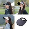Ice Silk Summer Sun Hat With Large Brim And Uv Protection For Outdoor Women