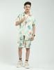 Boys Regular Fit Printed Half Sleeve Co-ord Set
