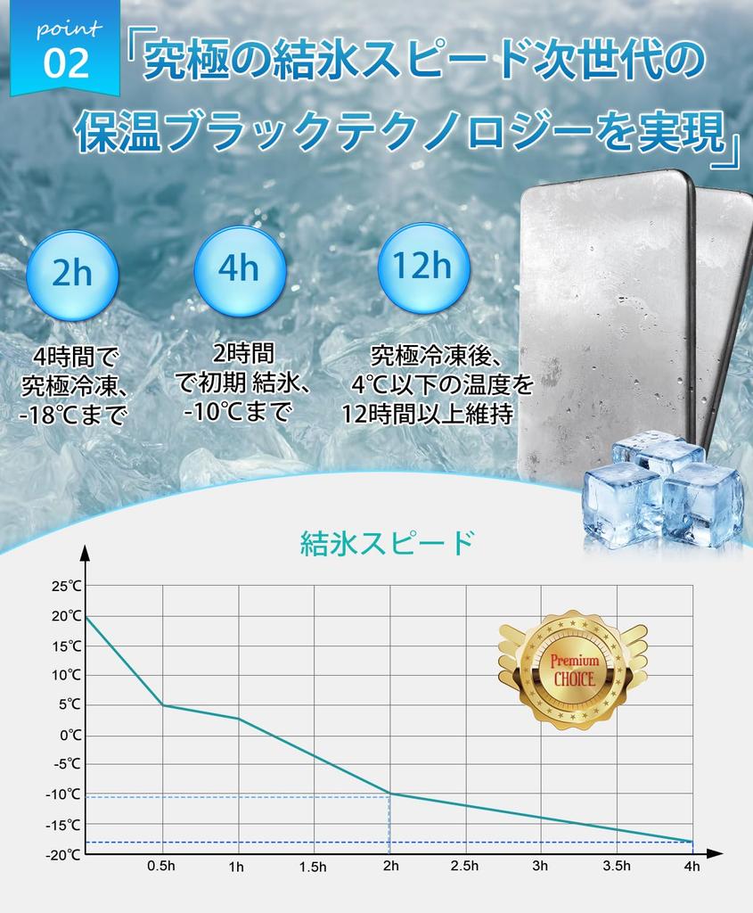 powerful stainless steel ice packs for lunch sports outdoor disaster and heatstroke after easy to slim Includes Japanese instructions Long-lasting,