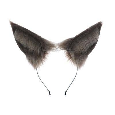 Children Adult Cartoon Horse Ears Shape Headband for Grey Color Hair Hoop Makeup Live Broadcast Christmas Party Headpiec