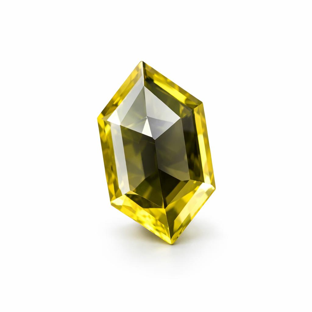Perfect Yellow Sapphire Fancy Cut 9.70 Ct Natural Loose Gemstone CERTIFIED