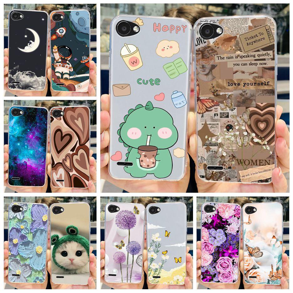 For LG Q6 Case M700 M703 Cute Painted Cover Soft Silicone Phone Case For LG Q6 Q6+ LGQ6 Back Cover Bumper For LG Q6 5.5'' Fundas