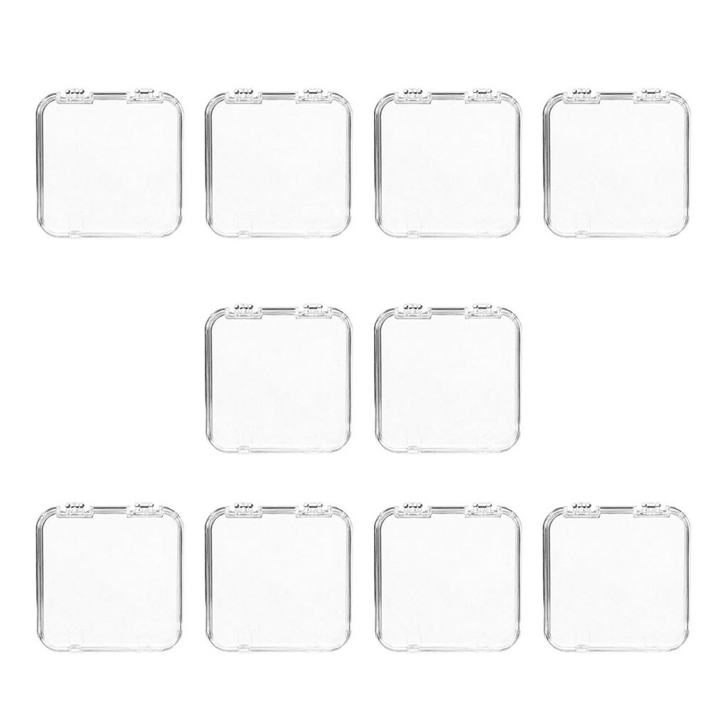 10 Stück Aufdrücknägel Verpackungsbox Aufdrücknägel Aufbewahrungsbox für Falschnägel Aufbewahrungsetui Nageldisplay Nagelstudiozubehör