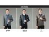Men's Versatile Sheepskin Leather Jacket: 2025 Spring/Autumn, Middle-Aged Dad Lapel Motorcycle Style