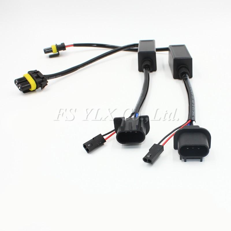 FSYLX 10x H13 HID Relay Harness H13 9008 Bi-Xenon High Low Wiring Controller Adapter Holder Socket 12V 35W 55W for H13 Xenon Kit