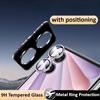 For Honor Magic V Flip 2 Metal Ring Tempered Glass Camera Lens Protector For Honor 400 Pro Lite Positioning Protective Lens Film
