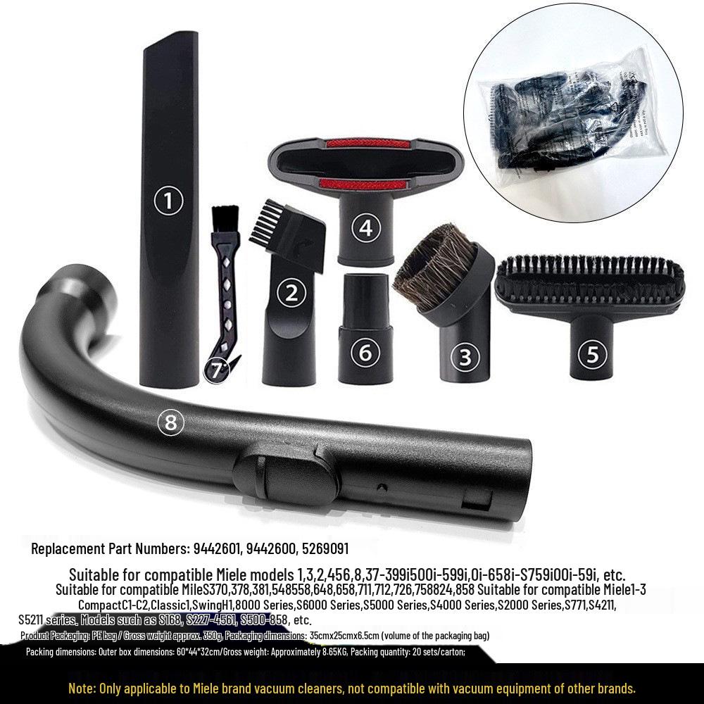 Compatible Miele Vacuum Cleaner Floor Brush Nozzle for S1/S2/S4/S5/S6/S8 Models