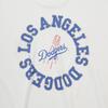 New Era Mesh T shirT La Dodgers Off whiTe