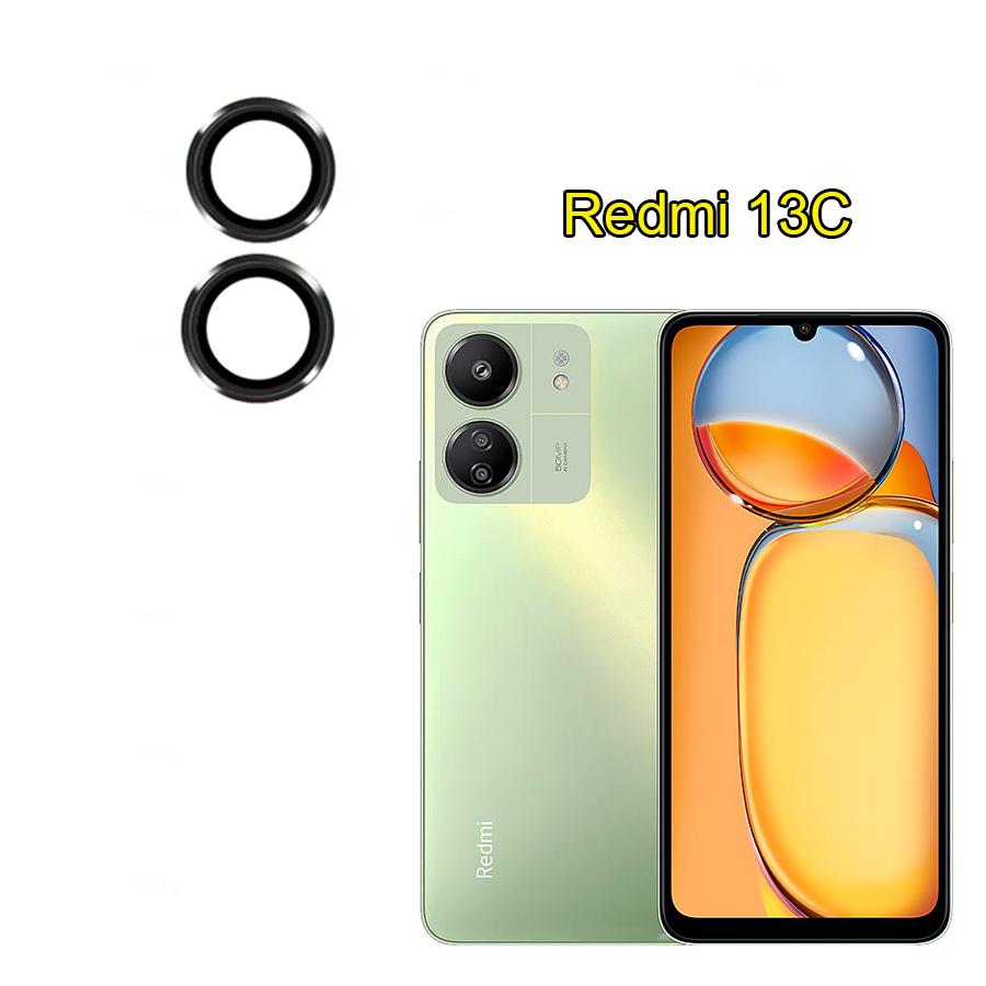 Metal Ring+Tempered Glass Camera Lens Protector for Xiaomi 13T 14T Pro Redmi 13 13C Note 13 4G 5G Note 13 Pro 4G 5G Note 13 Pro+ Plus