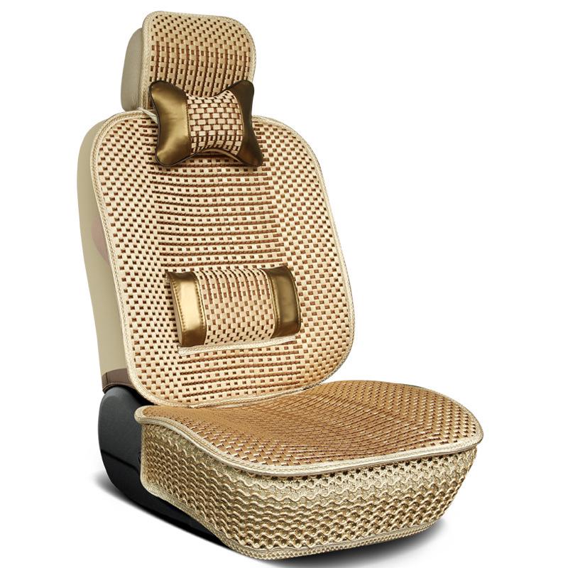 

Летняя подушка на сиденье автомобиля из ледяного шелка 2024 - Универсальный, дышащий, всесезонный чехол