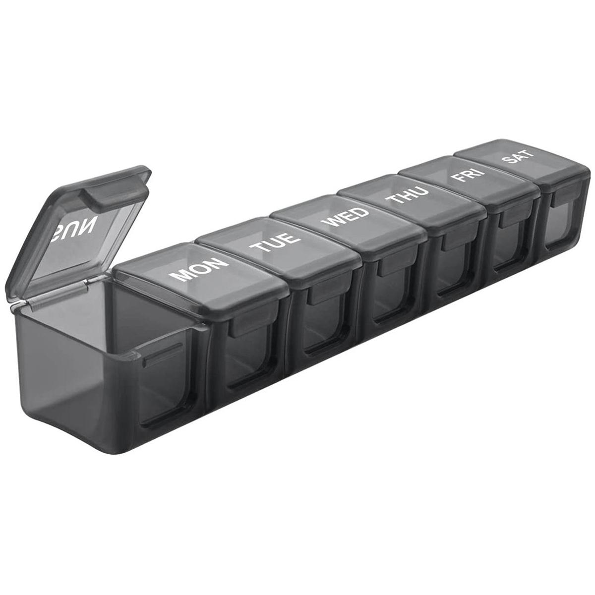 

7/14/28 Days Pill Medicine Box Weekly Monthly Tablet Holder Storage Organizer Container Case Pill Box Splitters