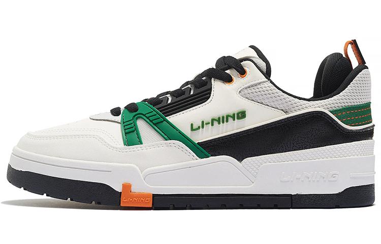 Li Ning 001 BTC Текстиль, Синтетическая кожа Амортизация Нескользящая Износостойкая Низкие Спортивные Повседневные Кроссовки AGCS103-4 40