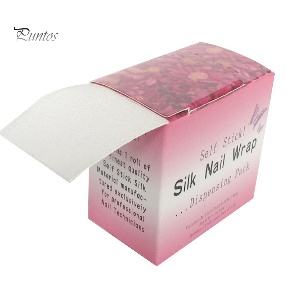 Buy Puntos 1 Roll Selfadhesive Silk Nail Wrap Tape Protective Sticker