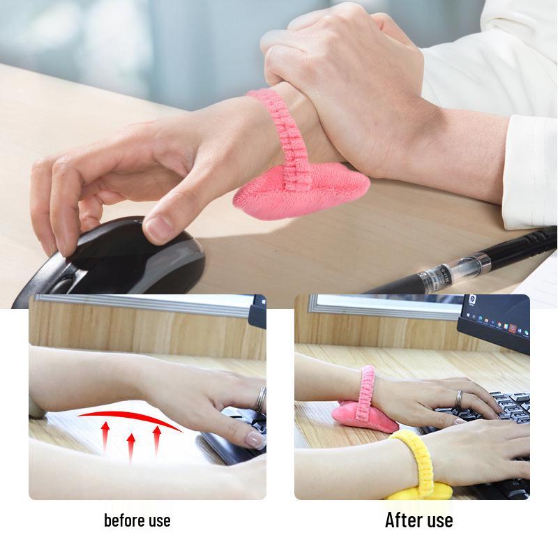 Office Desk Wrist Rest Cushion - Stress Relief Mouse & Typing Pad for Office Workers