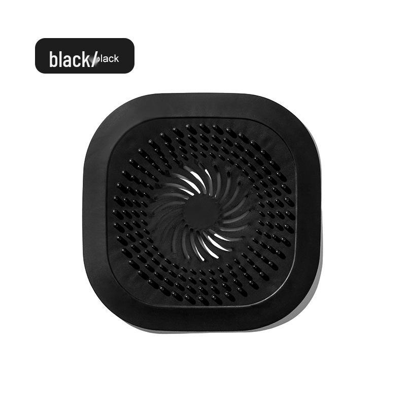 Square Silicone Bathroom Drain Cover, Anti-Clogging Hair Filter