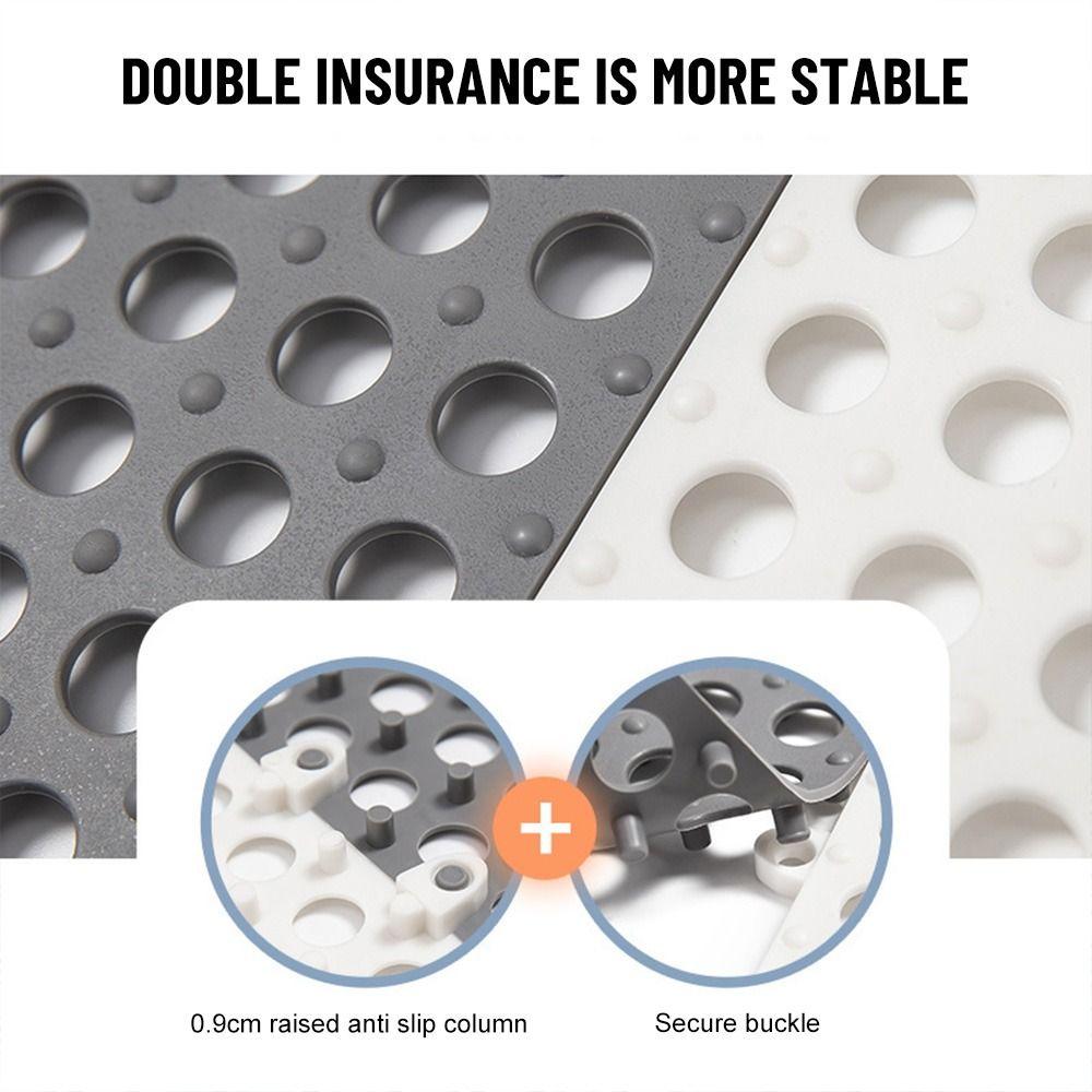 Luftmassage Bodenmatte Mesh Badezimmerteppich Rutschfeste Matte Toilettenbodenmatte Badematte