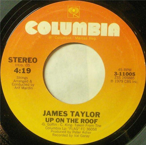

7inch Record JAMES TAYLOR - Up On The Roof 311005 Columbia 1979 US Rock Used