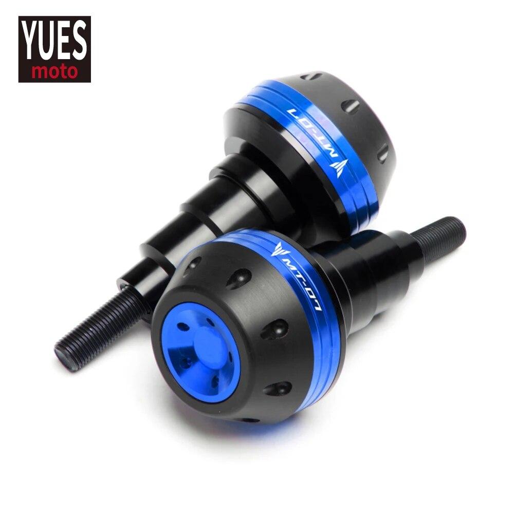Motorcycle Accessories CNC Frame Sliders Crash Pad Falling Protector Guard For Yamaha MT07 MT 07 2015-