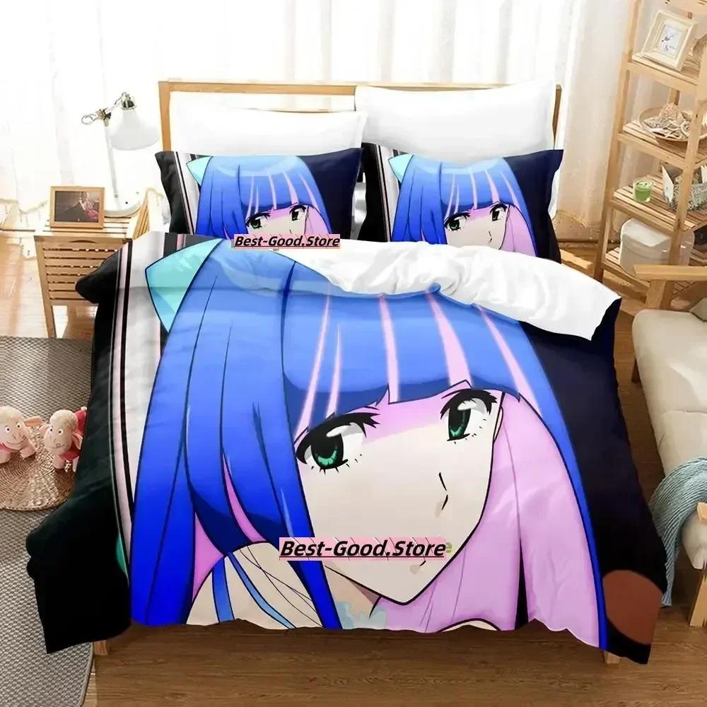 New Anime Panty Stocking Bedding Set Duvet Cover Sheet Printed Bed Set Pillowcase Bed Full Queen King Size Comforter Bedroom