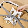 Efficient Underwear Drying Rack 360° Rotatable Garment Hanger H Shaped Trouser Hanger  for Home