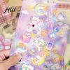Glow-in-the-dark Stickers 1/4 Sheets Luminous 3D Puffy Sticker Cartoon Cat Food DIY Phone Case Notebook Scrapbooking Decorative Preschool Teacher Boy