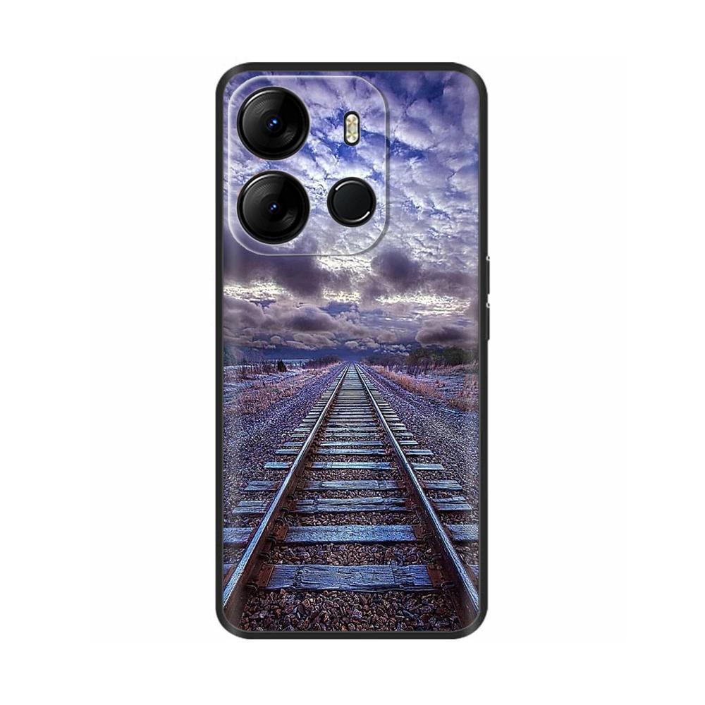 Für Tecno Spark Go 2023 Hülle Beliebte Blumen Silikon Handyhülle Für Tecno Pop 7 Pro Cover SparkGO Hüllen Schutzhüllen Schalen