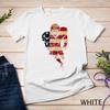 Vintage Football Team Player Sport Fan US Flag  Unisex T-Shirt Mens Womens Tees Top