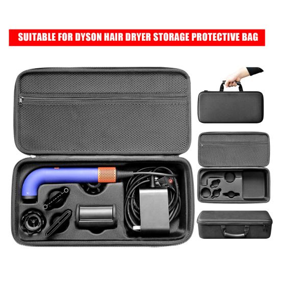 Travel Hair Dryer Carrying Case for Dyson HD17 HD18 Portable EVA Hard Shell Hair Dryer Attachment Accessories Storage Case Protective Bag