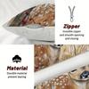 Adorable Forest Animal-Print Pillowcases: Deer, Squirrel, Hedgehog, Fox Sofa cushion cover home room decoration 2D flat printing