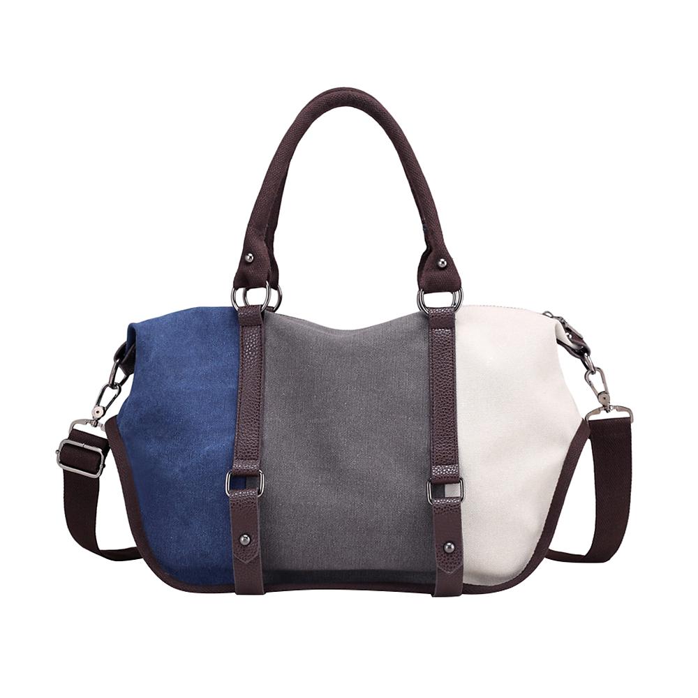 Torebka damska Patchwork Płócienna torba na ramię o dużej pojemności