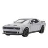 1/32 Dodge Challenger SRT Hellcat Model Hračky Kovový Odlévaný Miniatura 1:32 Zvuková a světelná kolekce vozidel Dárek pro kluky