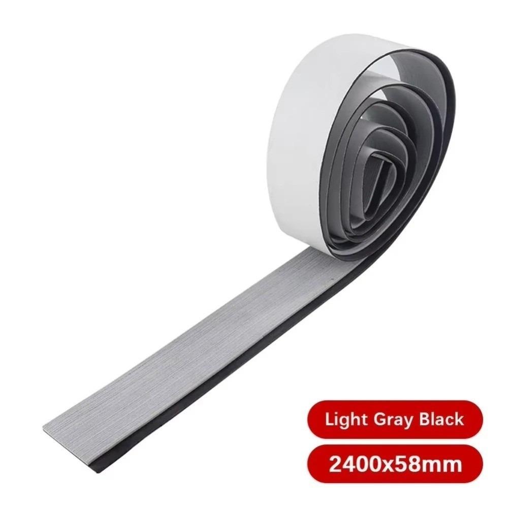 

2400*58 MM Boat EVA Foam Floor Mat Faux Teak Boat Flooring EVA Foam Decking Sheet Striped Self-Adhesive Marine Mat Boat Deck