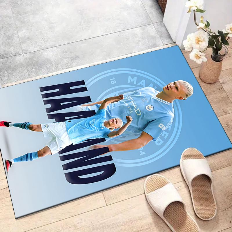 1pc Haaland1 Design Printed Area Rug Carpet for Bedroom Living Room Home Decor Rugs Mat Non Slip Mat Rug for Bedside