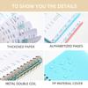 A6 Password Coil Notebook with Custom Letter Tabs & Logo for Business Meetings