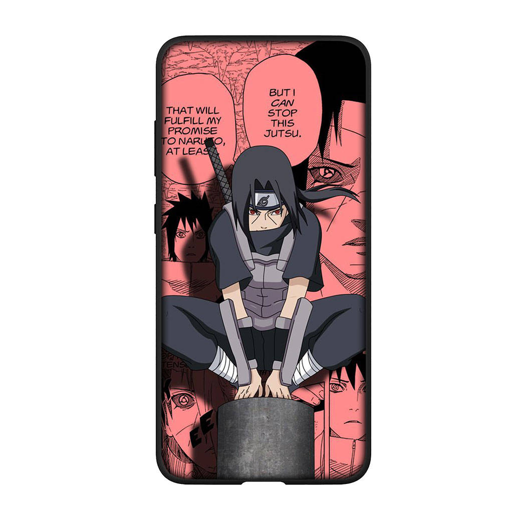 For Samsung Galaxy S24 S23 iPhone 16 15 14 Xiaomi Redmi Note 13 12 11 10 8 Plus 9 Pro Max X XR Phone Case Anime Uchiha Sasuke Naruto OPPO Huawei Cover