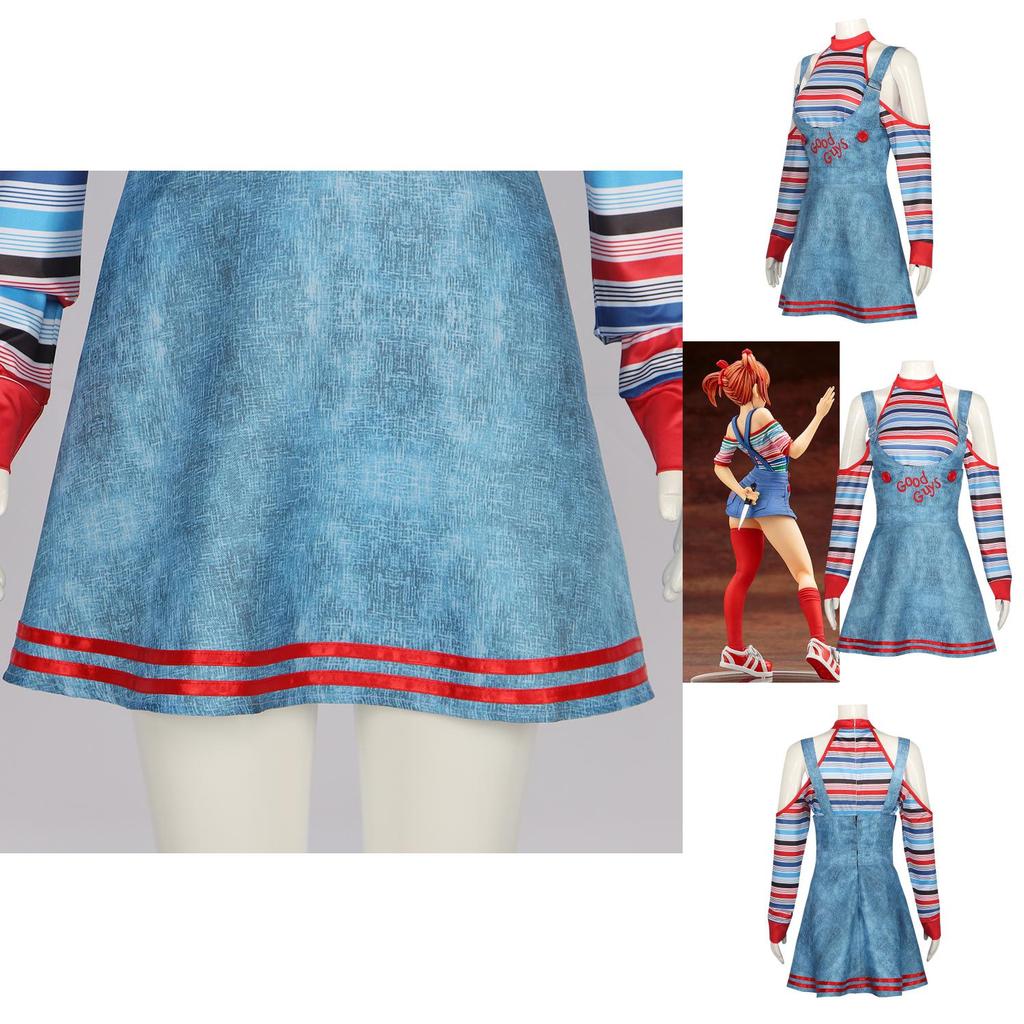 Women's Sweet Dada Circus Clown Costume For Halloween Cosplay Anime Role Play