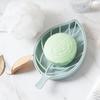 Leaf Shape Soap Holder Non Slip Soaps Box Toilet Shower Tray Draining Rack Bathroom Gadgets Soap Dish Soaps Holder Container