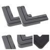 12Pcs Simple Corner Cover Set PVC Cuttable Sharp-Guard Protectors for Window Desk Table Furniture Edges Baby Safety Protection