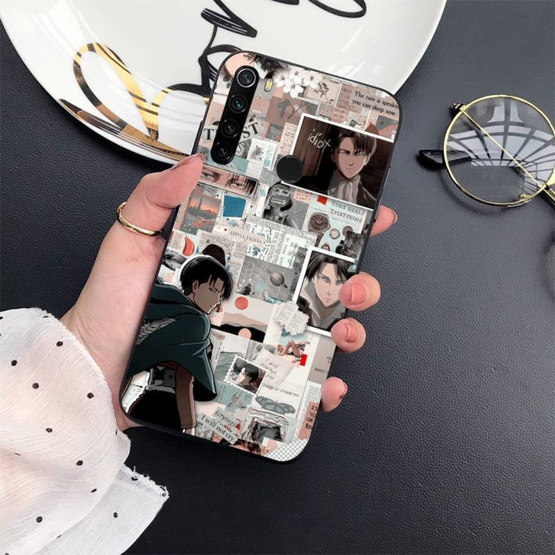 Attack On Titan japanese anime Phone Case For Xiaomi Redmi note 7 8 9 t max3 s 10 pro lite coque shell cover funda